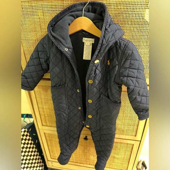 RALPH LAUREN Hooded Barn Bunting Siz6M - Picture 3 of 12